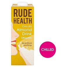 루드 헬스 냉장 유기농 아몬드 음료 - 1L (1L) Rude Health Chilled Organic Almond Drink - 1L (35.19 fl oz), 1개