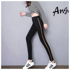 신축성좋은 편안한착용감 일상복 운동가능 레깅스(S) (골드)