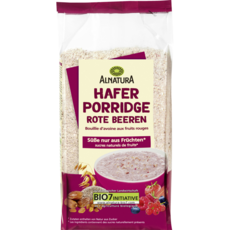 알나투라 Alnatura 오트밀 죽 레드 베리 친자연, 1개, 500g