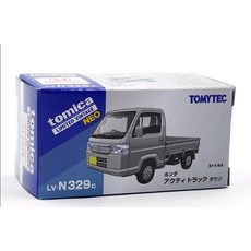 TOMYTEC LV-N329c N329b 本田 Acty 貨車 模型車 銀/黑, 1個, N329c 銀