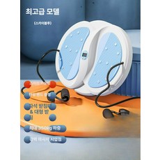 리핀247 트위스트 트위스트운동기구 뱃살 전신 옆구리, 1개, 스카이블루 풀 로프 포함 스마트 카운팅