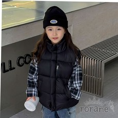 여아패딩조끼 주니어 여아 겨울 패딩 조끼 TRWFK10UB