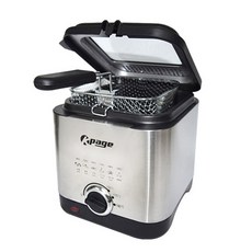 1.5L 케이페이지120 기름 전기튀김기 미니 스텐