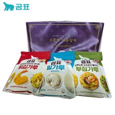 부침선물세트 곰표3종 판촉물 실속선물세트 명절선물, 1개, 500g