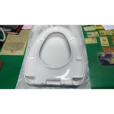 HEGII 馬桶蓋, 1個, 台製單體馬桶蓋緩降型白色附安裝螺絲組, 白色