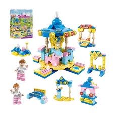 樂樂兄弟 6合1袋裝積木 兒童積木 兼容某高 創意拼裝玩具, 1套裝