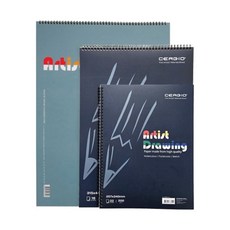 세르지오 스케치북8절 200G 고품질내지 드로잉수채화용 22매 257x340mm