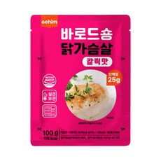 아침 바로드숑 데우지 않고 바로먹는 실온보관 이지컷 닭가슴살 갈릭, 100g, 30개