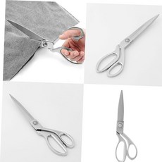 수예가위 실버 스텐 원단 재단가위 원단가위 재단용가위 26.5cm, 본상품