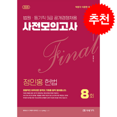 2026 정인홍 헌법 Final 사전모의고사, 미래가치