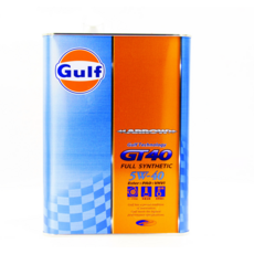 Gulf GT40 5W-40 全合成機油，酯類配方，引擎保護，提升燃燒效率, 1個, GT40 5W40 4L, 日產