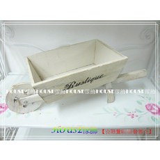 House傢飾zakka鄉村風復古洗白木製花台/花架/置物架(方) 限量款, 白色, 1