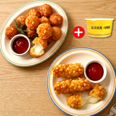 고고미 감자 모짜 치즈볼 420g + 감자모짜치즈스틱 650g + 요구르트샤베트 240ml, 1.31kg, 1세트, 1