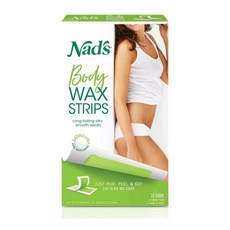 Nad's 네즈 바디 왁스 스트립 20개입 Body Wax Strips, 1개