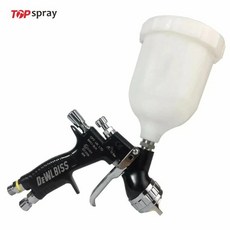 스프레이 건 페인팅 노즐 블랙 혼합 컵 에어 브러시, 1개