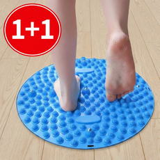 라벤스 1+1 건강한 발바닥 지압매트 지압판, 블루, 2개
