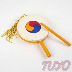 투요 엘리스 전통 소고 미니장구 소고채 교재용악기