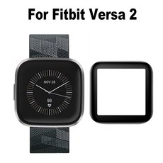 Fitbit Versa 4 Sense 2 保護貼 曲面全包貼膜, 1個, Fitbit Versa 2,1片裝
