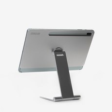갤럭시탭 접이식 휴대용 마그네틱 자석 거치대 스탠드 FP-Tab, 11인치 (S8 S7), 스페이스그레이, 1개