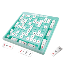 九宮格數獨遊戲 數學桌遊 益智玩具 加減遊戲 台灣現貨, 1個, 數獨遊戲, 隨機