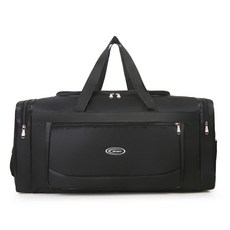 大容量手提旅行包 男女款行李包 耐磨運動健身包, 款二小號黑長50寬20高25釐米, 1個