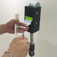 에이모드헤어 커팅페이퍼 연습용가발 커트 미용 도구 가위질 연습 종이 고급자, 블랙, 1개