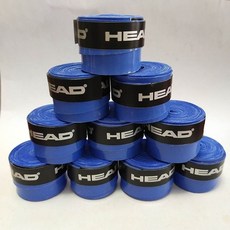 head 안티슬립 테니스라켓 shock tennis 배드민턴 스쿼시 훈련 스웨트 밴드, 끈적 끈적한 파란색, 1개