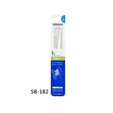 【東京速購】日本 歐姆龍 OMRON 音波電動牙刷替換 刷頭 兩入裝 SB-182, 1個