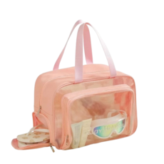 乾濕分離旅行收納包 防水耐刮運動提袋, 粉色, 1個