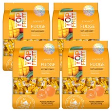 coowy 쿠위 탑젤리 망고젤리, 1kg, 4개