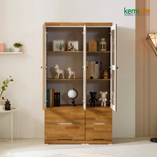 코어스 1000 유리수납 서랍장식장 KMR-193, KMR-194, 멀바우