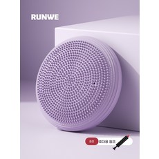밸런스쿠션 롱웨이 밸런스 볼 밸런스 매트 발목 근력 트레이닝 발 관절 재활운동, 연한 보라-직경 34cm, 기본 모델명/품번