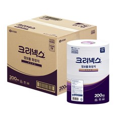 크리넥스 점보롤 200m 16롤 1박스, 4개, 4개