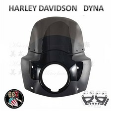 美式工廠 HARLEY DYNA系列專用 快拆式 CULB STYLE 長風罩，重機改裝首選，提升騎乘舒適度, 1個