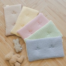 바미블랑 아기 반전매력 낮은 베개 신생아 유아 순면베개, 민트