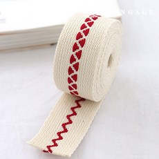 레드 웨이빙끈 양면 웨빙끈 2마 가방 에코백끈