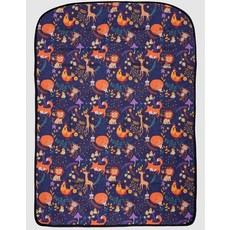 LUAATT WonderFold W4 Luxe/Elite와 호환되는 방수 프린트 시트 커버 퀼트 안감이 있는 수제 양면 사용 가능 싱글 1팩 시트 커버