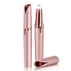電動修眉筆 臉部除毛器, 玫瑰金,USB充電款, 修眉刀