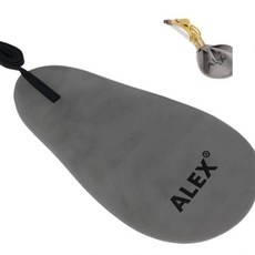 클라리넷 색소폰 관악기용 침수건, 1개, 그레이