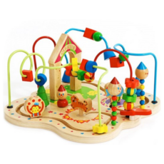 토도리브로 서커스 롤러코스터 원목교구, 2개