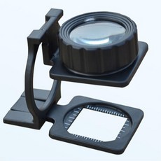 과학실 학생용 실험용 미니 접이식돋보기 10배율 핸드폰수리 수업도구 작업할때, 1개