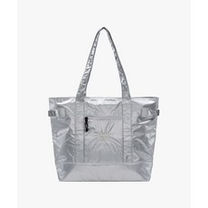 GOALSTUDIO GLOSSY TOTE BAG-SILVER