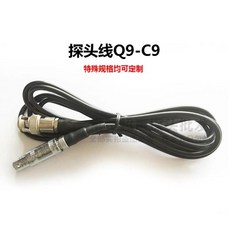 특수 초음파 프로브 와이어 Q9-C9 BNC-LEMO01S 결함 탐지기 고주파 데이터 케이블, 01 Single crystal probe
