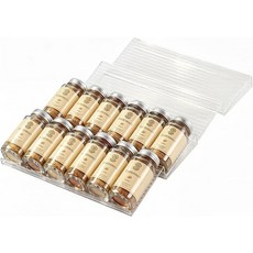 UFORU 아크릴 스파이스 서랍 정리함 4단4팩 주방용 11인치에서 22인치로 확장 가능 - 서랍용 투명 층별 랙 조립 필요 없음병 포함 없음, 4 PCS