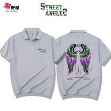 潮野屋 馬路天使 印花翅膀 POLO衫 短T WPD-931