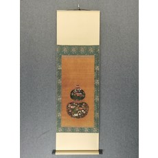 陳琳 葫蘆花瓶圖 裝飾畫掛畫 已裝裱 54x180釐米, 參考詳情頁