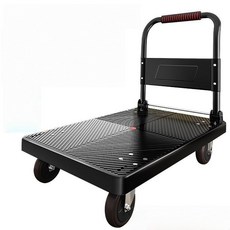 TaiStar 저소음 접이식 손수레 카트카트 T856-004, 1개, 블랙90x60CM 1개, 블랙90x60CM