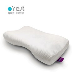 o'rest 蝴蝶支撐記憶枕 仰睡護頸 頸椎曲線設計 100D高密度 MIT 抗菌, 1個