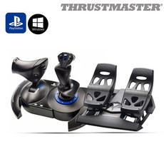 트러스트마스터 T.Flight Hotas4 TFRP 비행패달 패키지(PS5 PS4/PC지원) PO, 1세트, Hotas4+TFRP