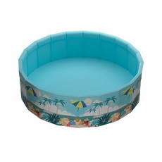 免充氣圓形折疊游泳池 1.6米 加贈豪華戲水組 玩沙池 兒童戲水池 摺疊泳池 家庭水池 儲水桶, 藍色, 1個